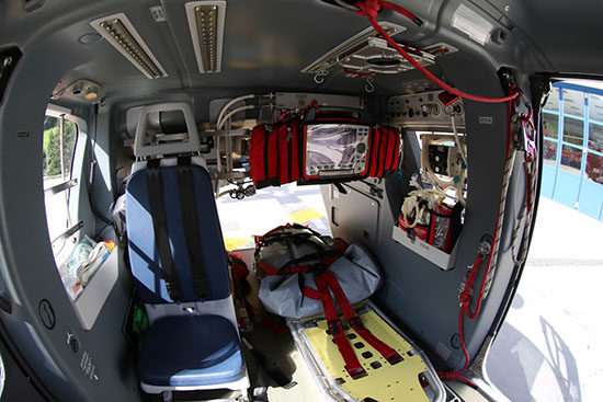 Hubschrauber - Medizinische Ausrüstung 