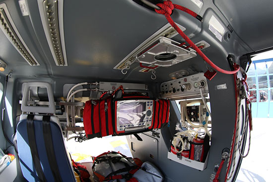 Hubschrauber - Medizinische Ausrüstung 