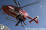 Helicopter rescue team