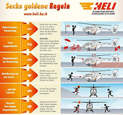 Sechs goldene Regeln - Flugrettung